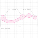 Njoy Fun Wand Double Ended Stainless Steel Dildo